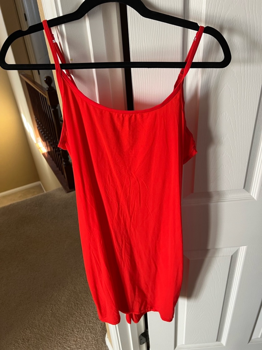 SKIMS Hot Red Fits Everybody Slip Dress